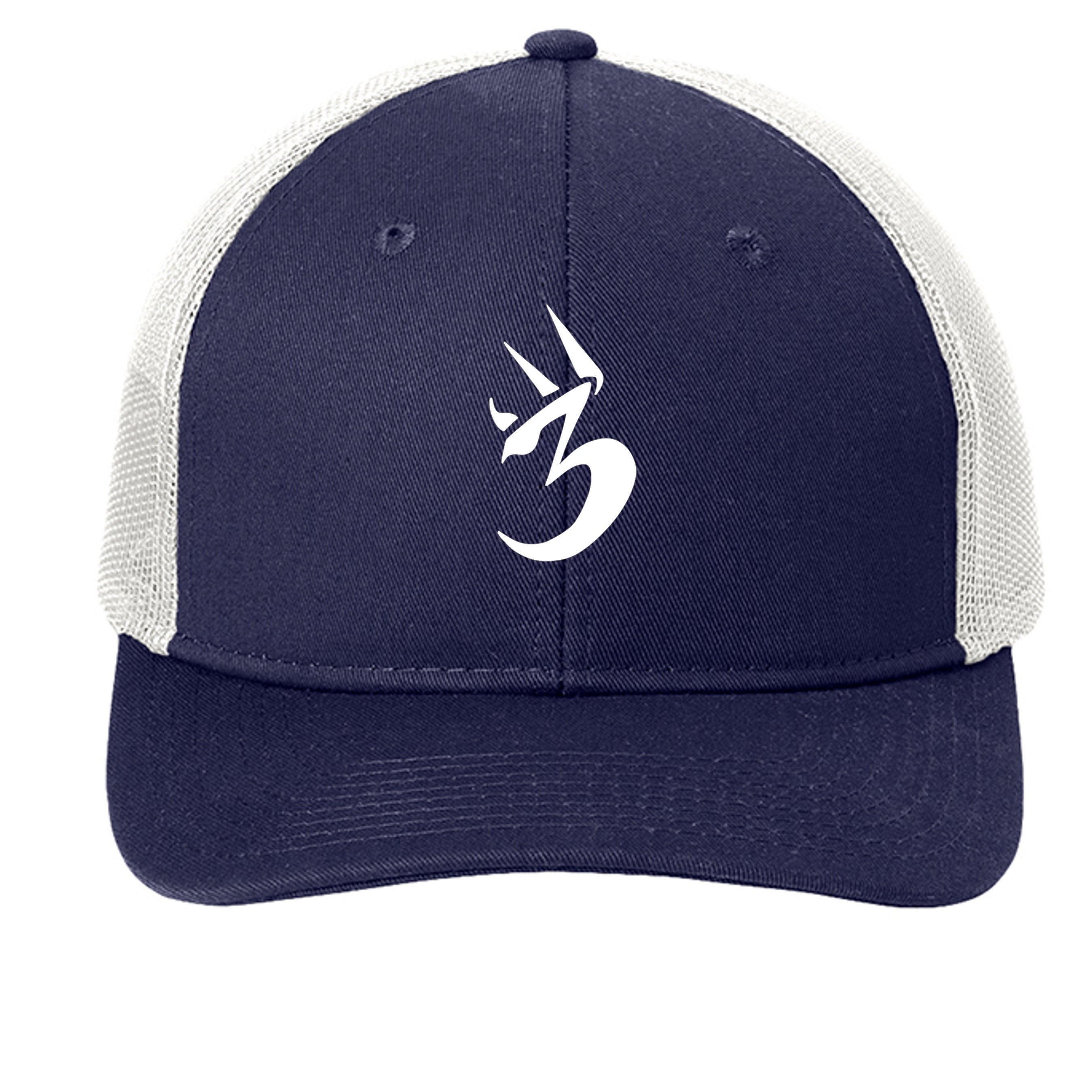True Navy/ White - C402 - FRONT